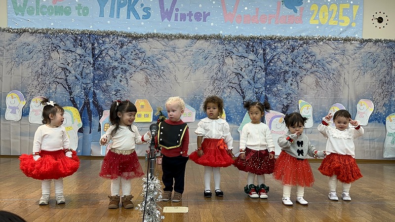 インターナショナル保育施設　YIPK・ Holiday Performance Day！（クリスマス会）